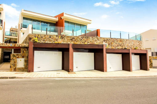 Exterior view with garage